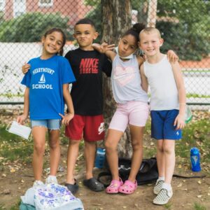 4 friends enjoying time at a Stars afterschool program